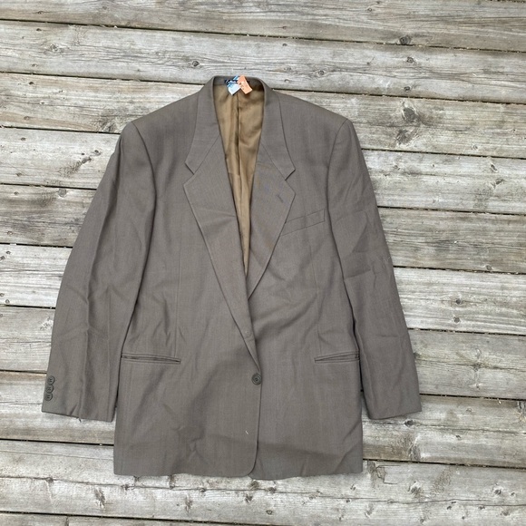 Vintage 100% Wool Giorgio Armani Jacket Black - Picture 12 of 16